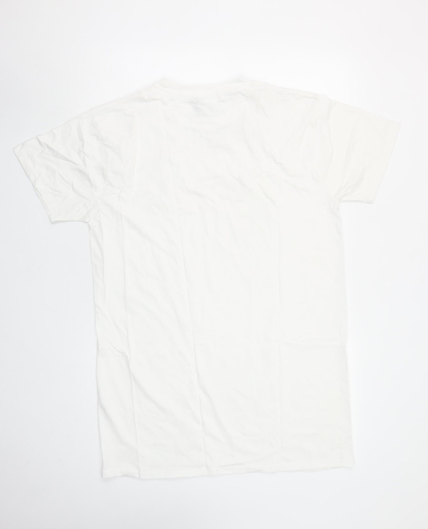 I Saw It First Women White Love Island Cotton T-Shirt Size S