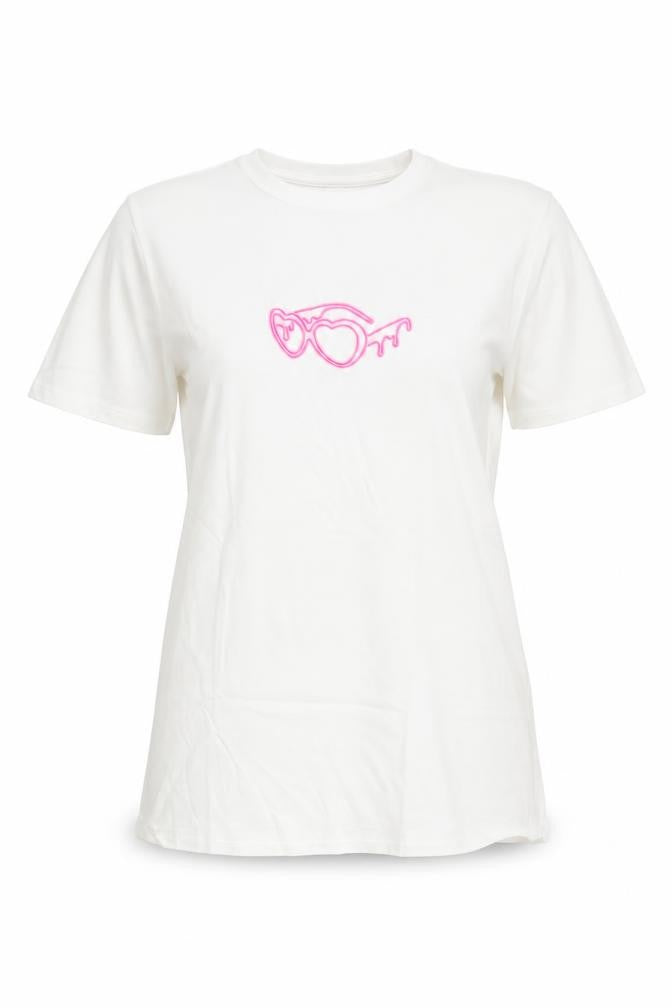 Womens UK Size S I SAW IT FIRST White Basic T-Shirt