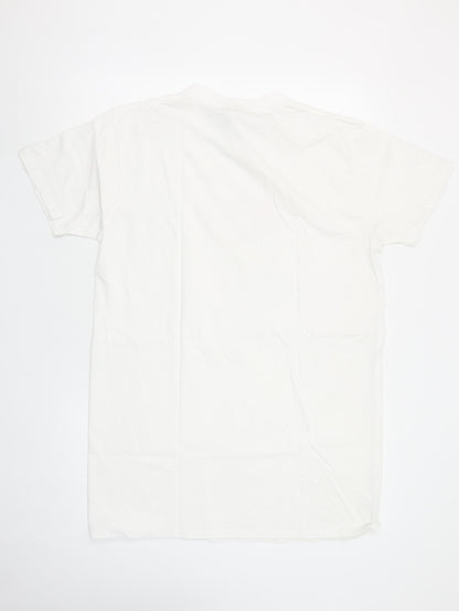 I Saw It First Women’s White Love Island Graphic Cotton T-Shirt Size S