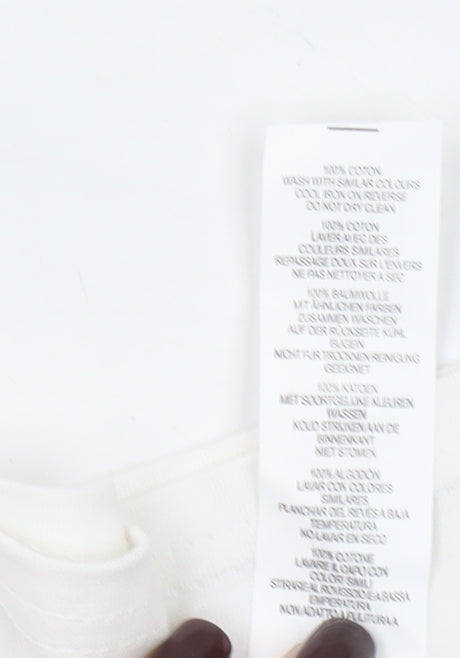 I Saw It First Women’s White Love Island Graphic Cotton T-Shirt Size S