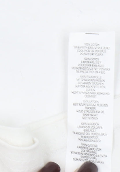 I Saw It First Women’s White Love Island Graphic Cotton T-Shirt Size S