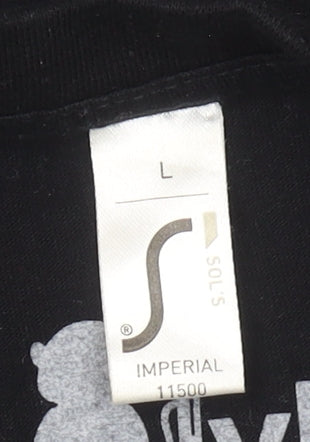 Level Up Wear Men's Black Titanfall Graphic T-Shirt Size L