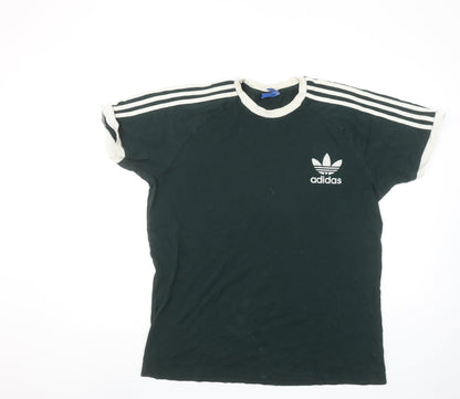 Adidas Men's Green XL Retro Trefoil Sports T-Shirt