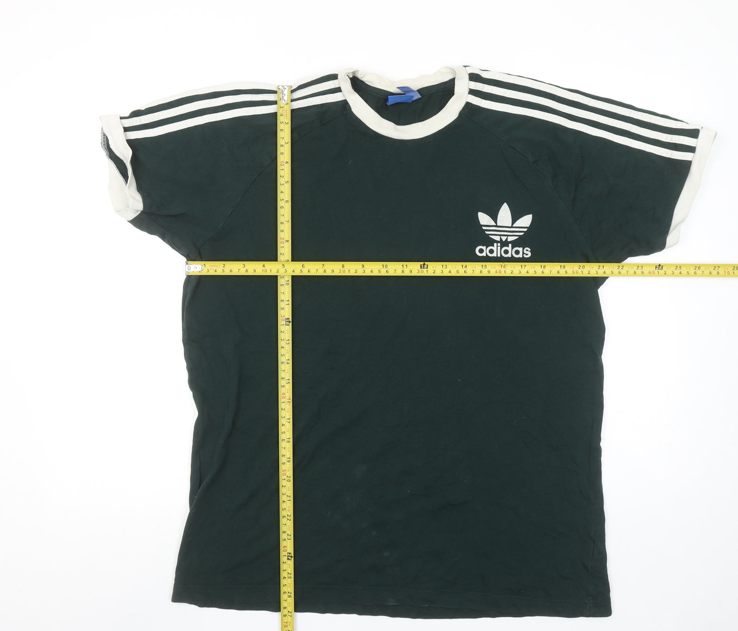 Adidas Men's Green XL Retro Trefoil Sports T-Shirt