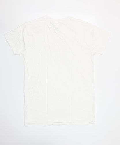 Womens UK Size S Love Island x I Saw It First White Basic T-Shirt