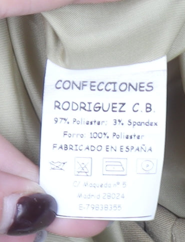 Womens UK Size L M-47 Modas Beige Basic Jacket