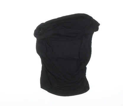 Womens UK Size L Zara Black Camisole Blouse