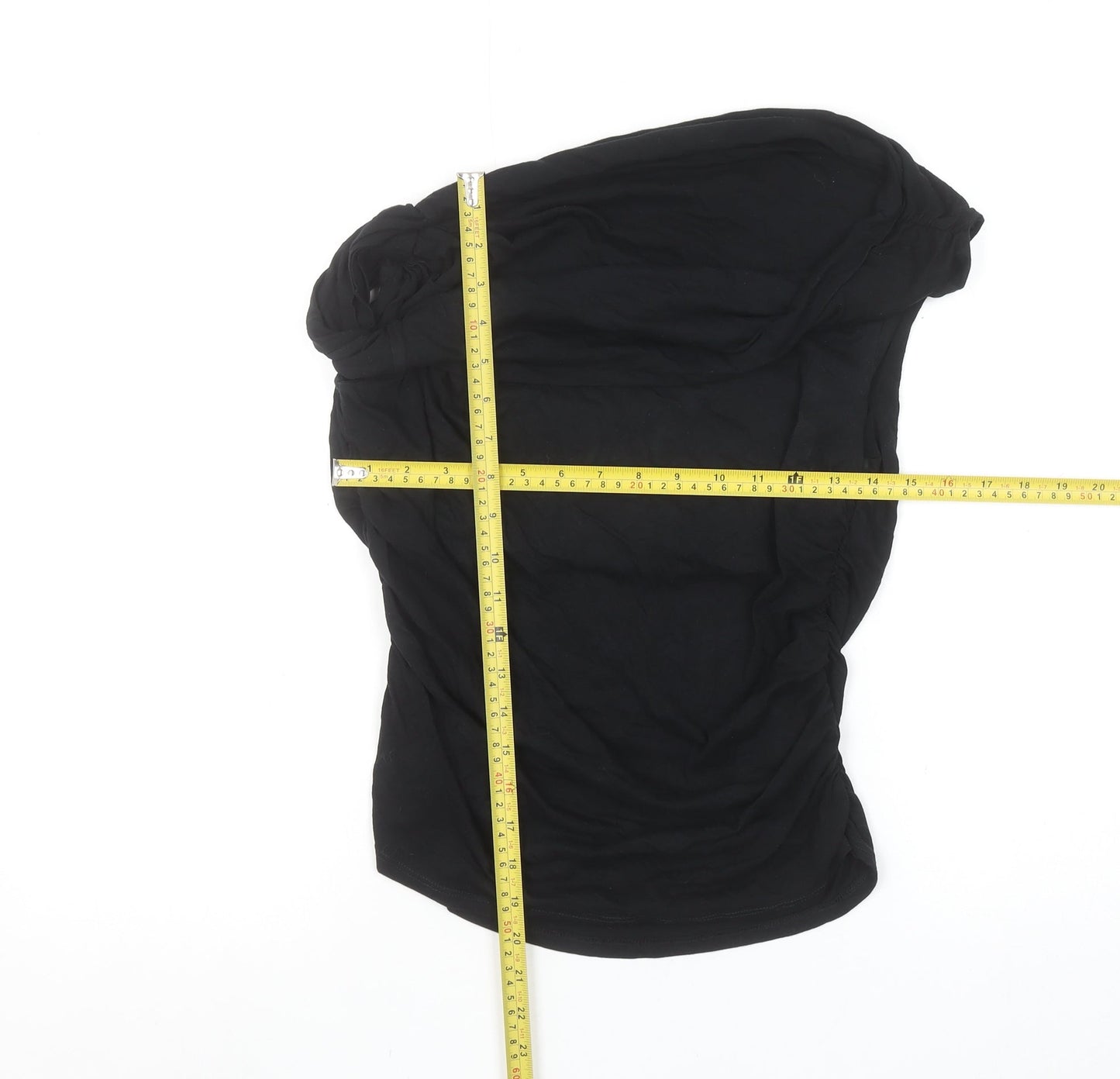 Womens UK Size L Zara Black Camisole Blouse