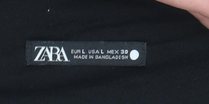 Womens UK Size L Zara Black Camisole Blouse