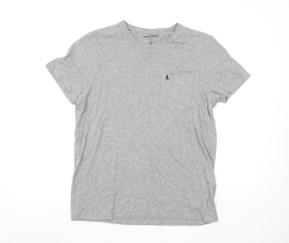 Jack Wills Men’s Grey Slim Fit Cotton Crew Neck T-Shirt M