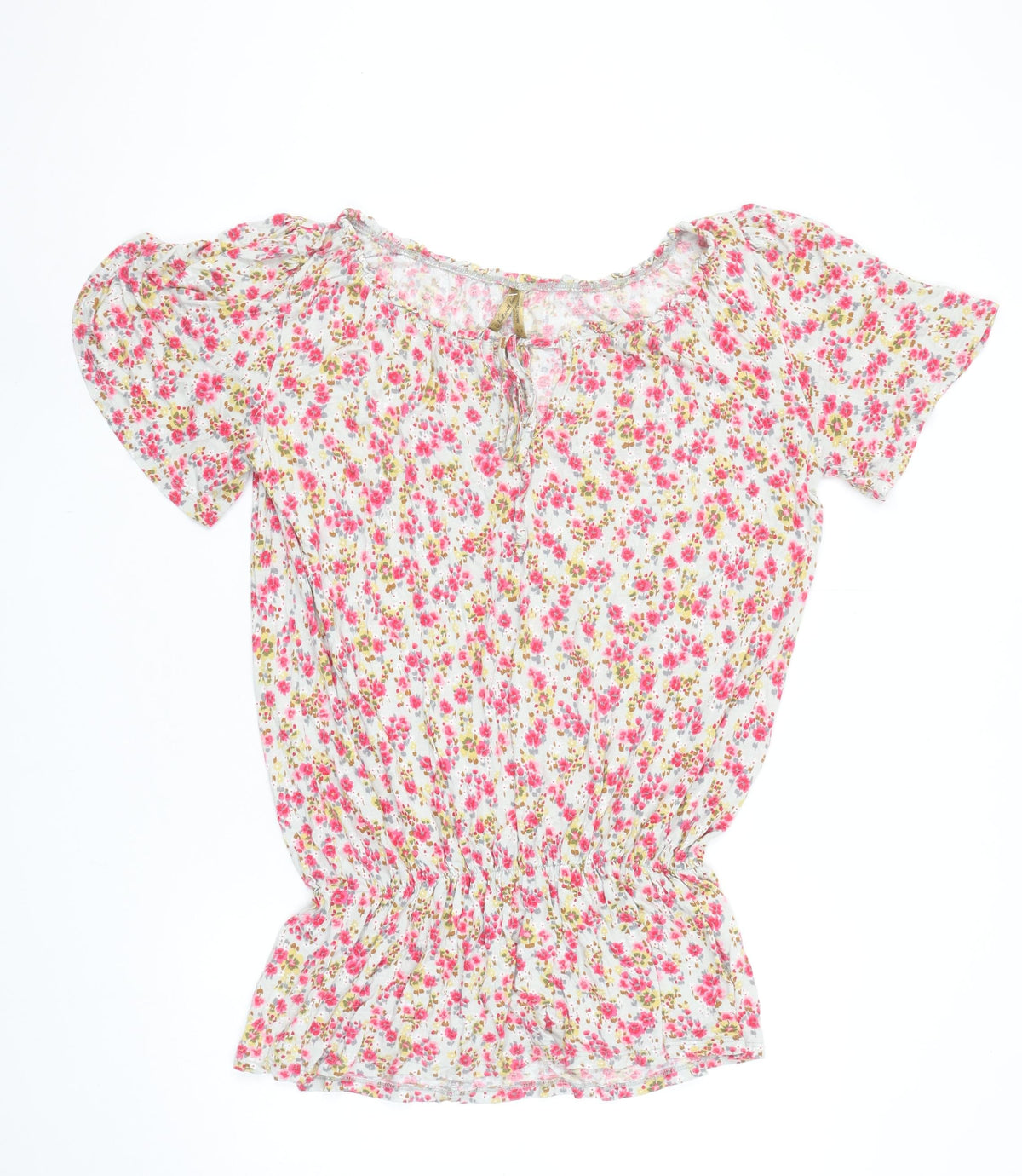 Womens UK Size 10 NEXT Multicoloured Tunic Blouse