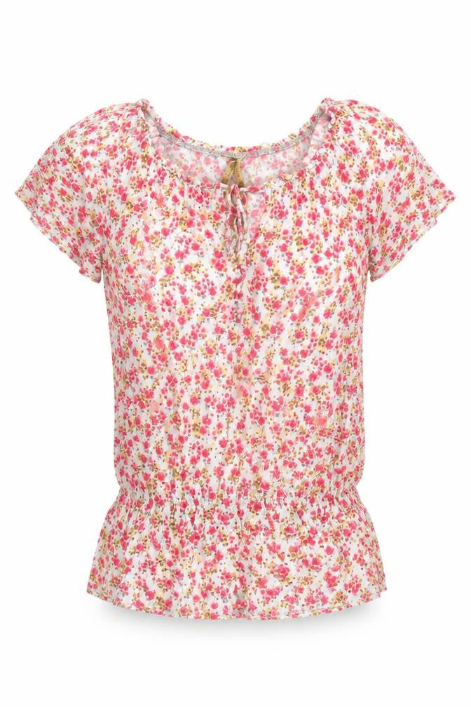 Womens UK Size 10 NEXT Multicoloured Tunic Blouse