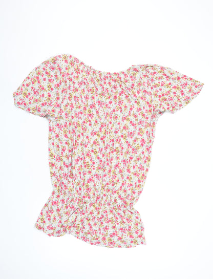 Womens UK Size 10 NEXT Multicoloured Tunic Blouse