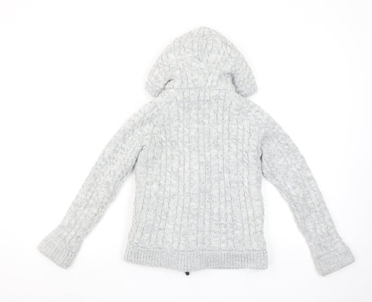 Boys UK Size 9-10 Years SoulCal & Co Grey Cardigan Jumper
