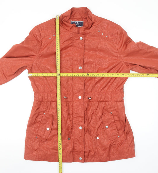 Womens UK Size 12 Isle Brown Anorak Coat