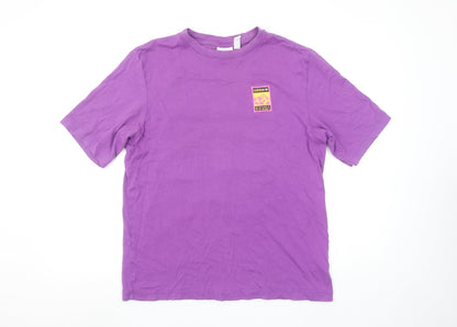 Womens UK Size XS adidas Purple Basic T-Shirt