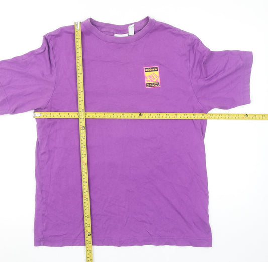 Womens UK Size XS adidas Purple Basic T-Shirt