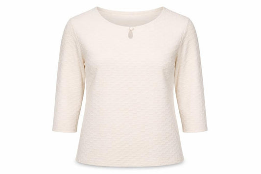 Womens UK Size 12 Honor Millburn Ivory Basic Blouse