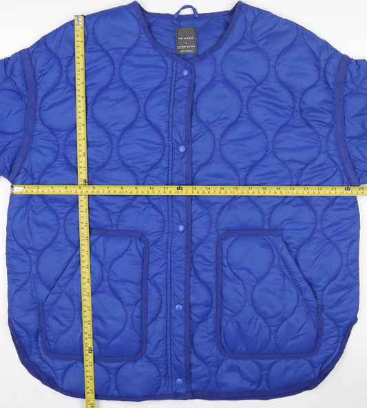 Primark Women’s Blue Quilted Lightweight Jacket L