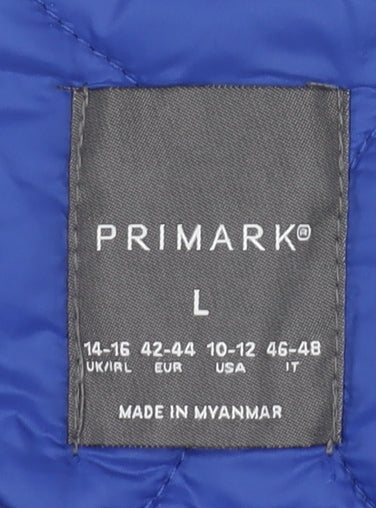 Primark Women’s Blue Quilted Lightweight Jacket L