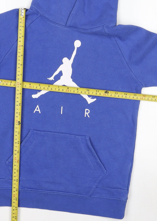 Boys UK Size 8-10 Years Nike Blue Pullover Hoodie