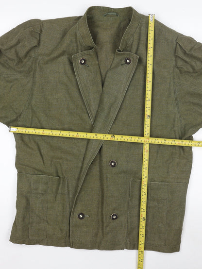 Womens UK Size 10 Qualitätsarbeit Green Military Jacket