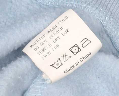 Womens UK Size L CiCi Loud & Proud Blue Pullover Hoodie