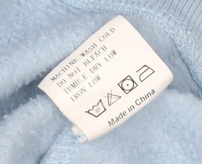 Womens UK Size L CiCi Loud & Proud Blue Pullover Hoodie