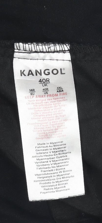 Kangol Men's Black 2XL Chino Trousers Regular Fit Cotton Blend
