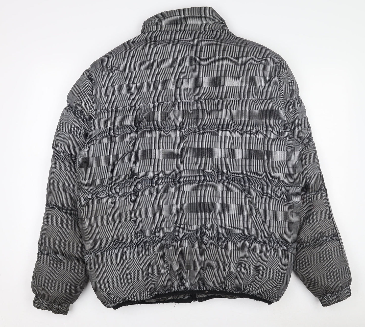 Mens UK Size M Brave Soul Grey Puffer Jacket
