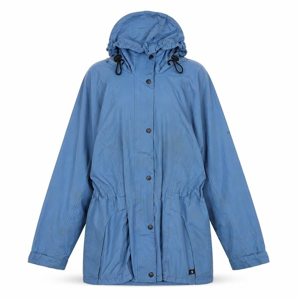 Regatta Women's Blue Waterproof Hooded Rain Jacket UK 12