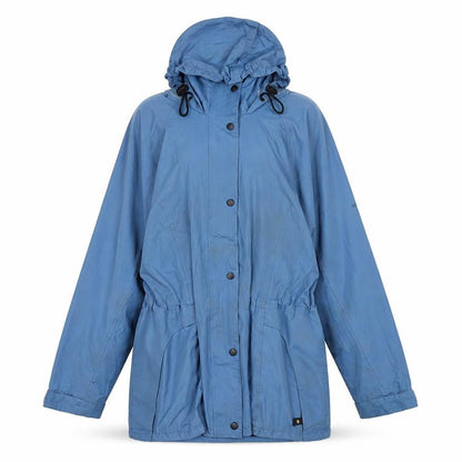 Regatta Women's Blue Waterproof Hooded Rain Jacket UK 12