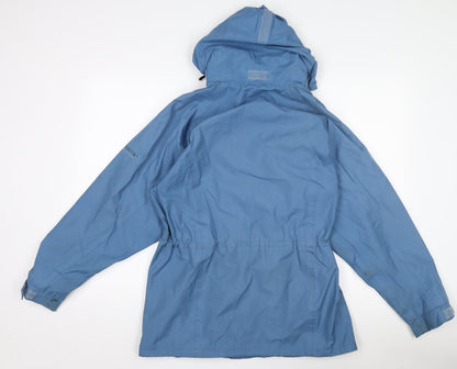 Regatta Women's Blue Waterproof Hooded Rain Jacket UK 12