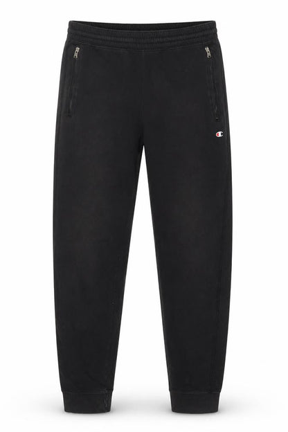 Mens UK Size S Champion Regular Fit Jogger Black Trousers
