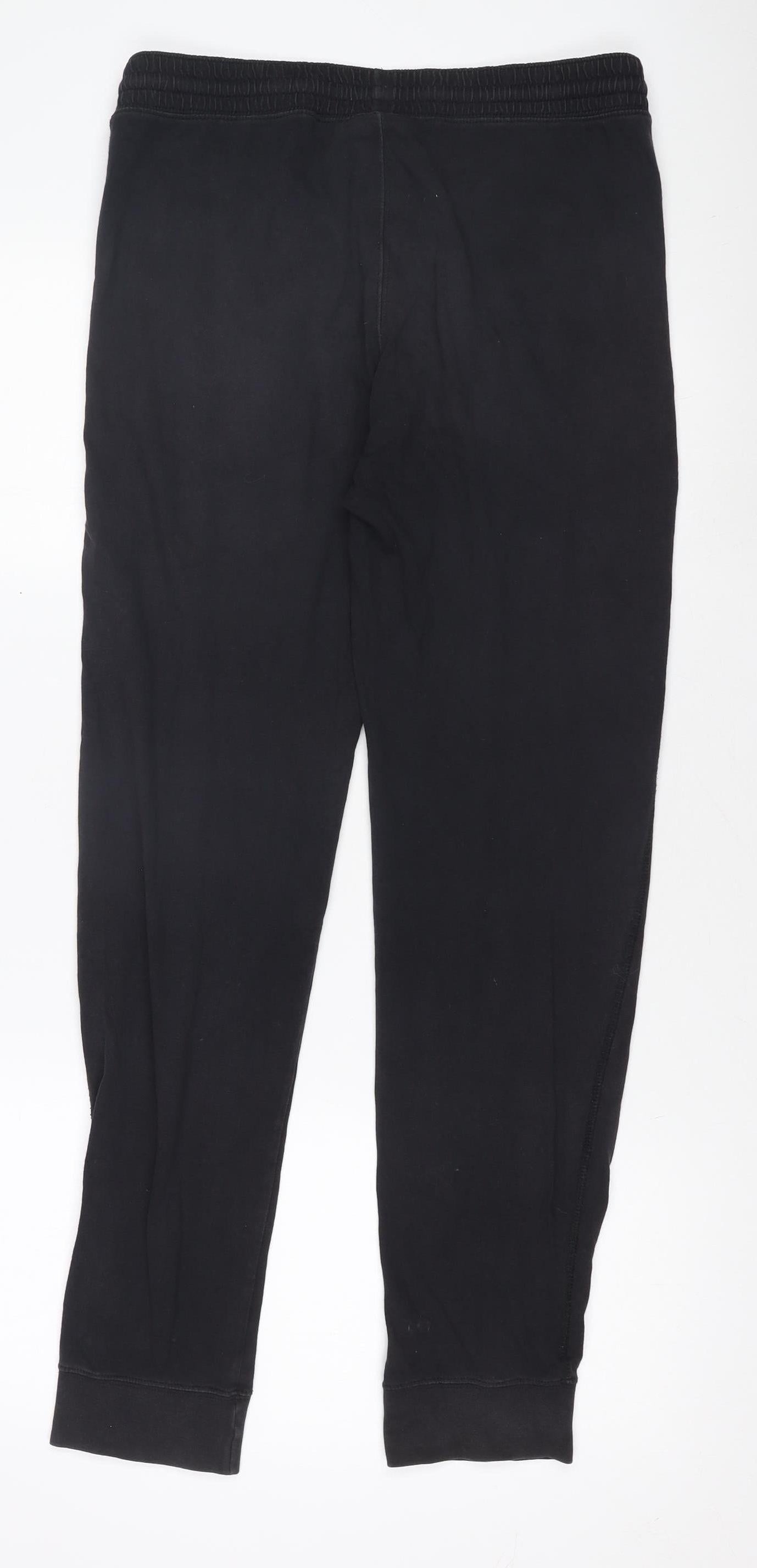 Mens UK Size S Champion Regular Fit Jogger Black Trousers