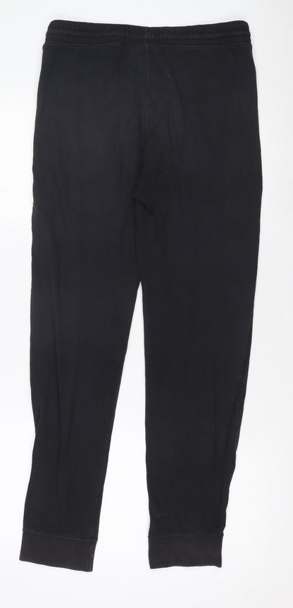 Mens UK Size S Champion Regular Fit Jogger Black Trousers