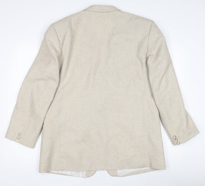 Mens UK Size 42 Littlewoods Stores Regular Beige Suit Jacket