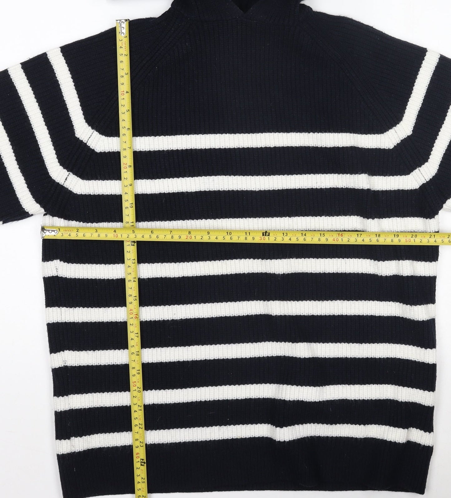 Womens UK Size S Zara Black Pullover Jumper