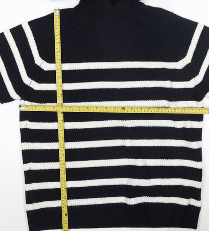 Womens UK Size S Zara Black Pullover Jumper