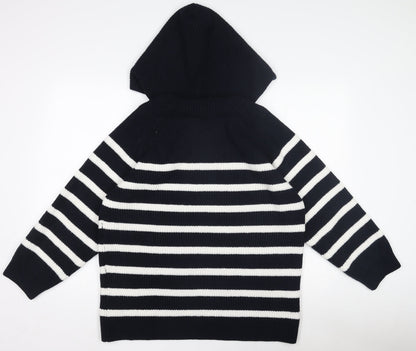 Womens UK Size S Zara Black Pullover Jumper