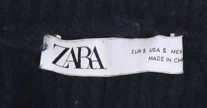 Womens UK Size S Zara Black Pullover Jumper