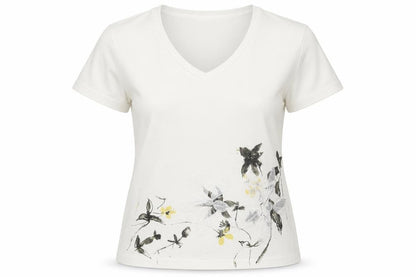 Womens UK Size M C.M.D White Basic T-Shirt