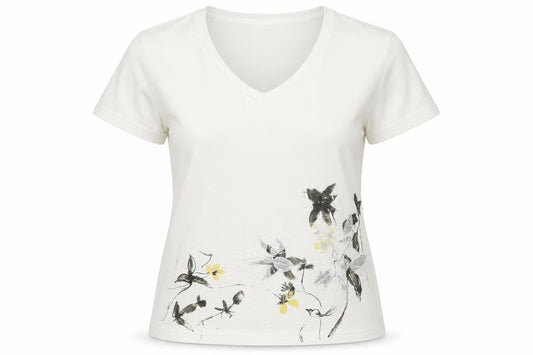 Womens UK Size M C.M.D White Basic T-Shirt