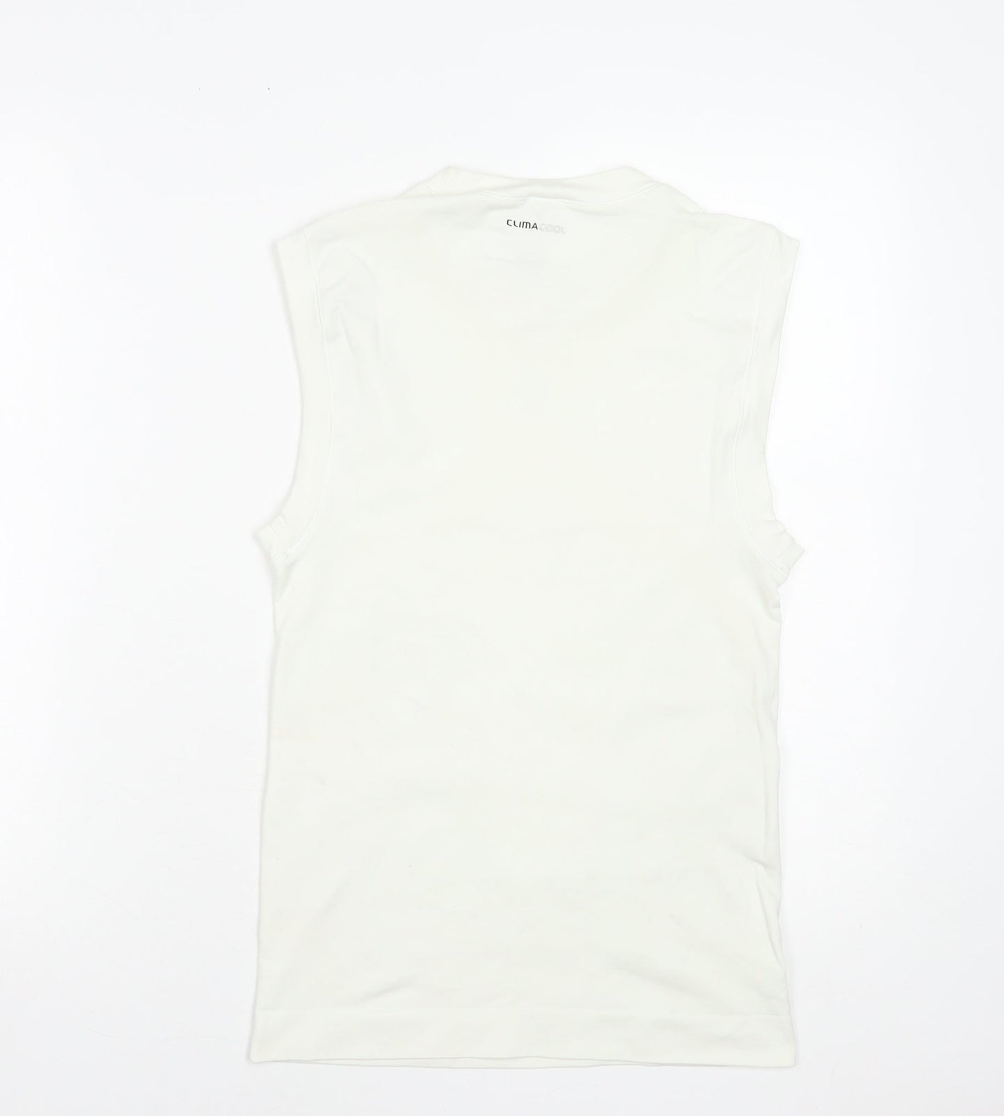 Adidas Women’s White Techfit Sleeveless Tank Top XL Climalite Activewear