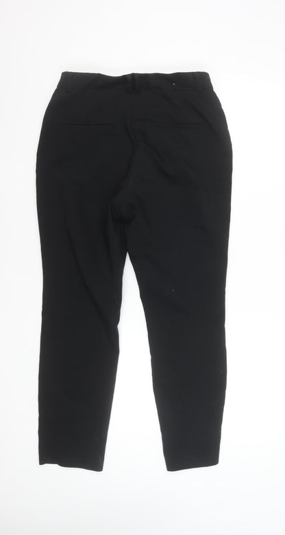 H&M Women’s Black Slim Chino Trousers UK 14 Workwear Stretch