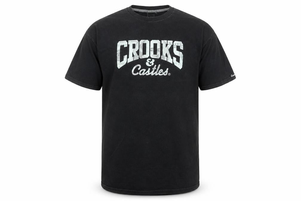 Mens UK Size XL Crooks & Castles Black  T-Shirt