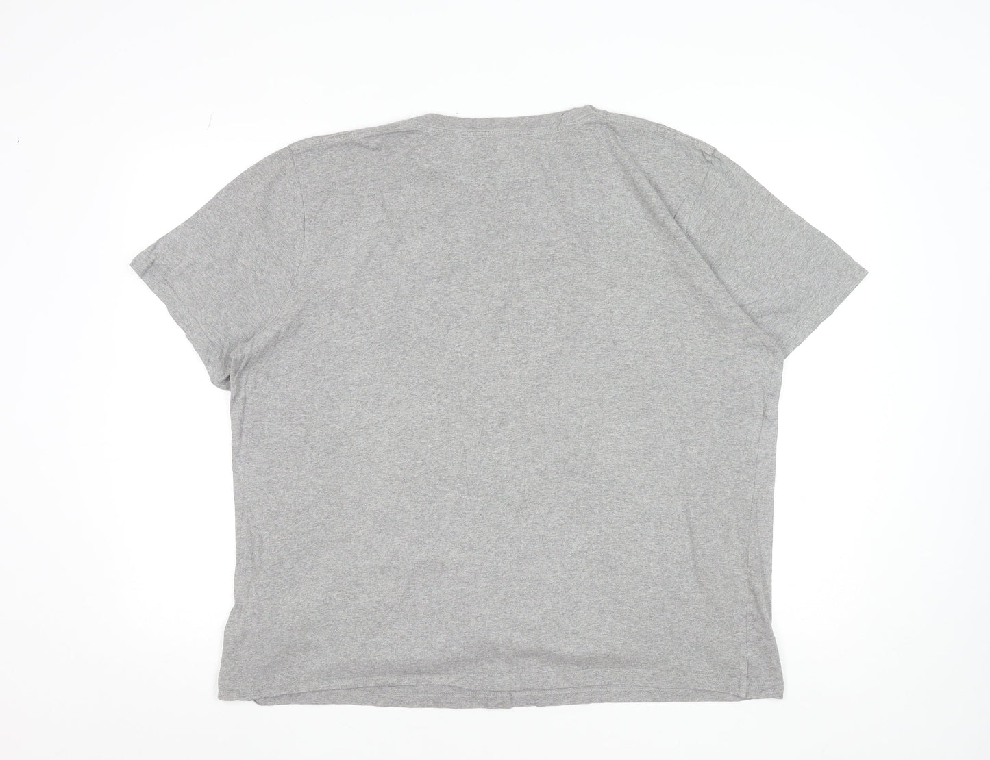 Rapanui Men’s Grey XL Organic Cotton Graphic Print T-Shirt