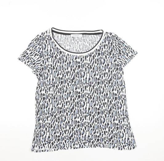 Womens UK Size 12 Gerard Darel Multicoloured Basic T-Shirt