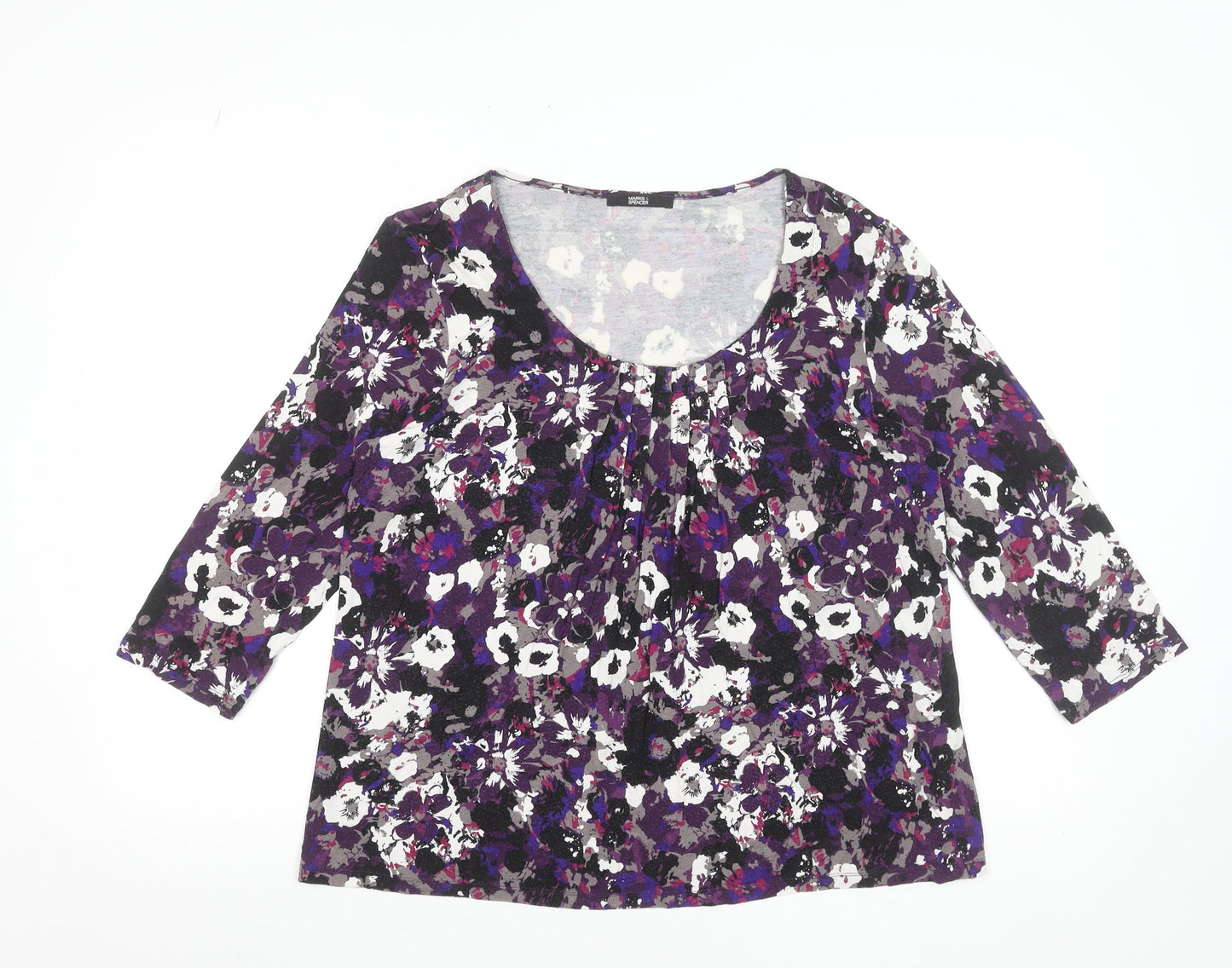 Womens UK Size 16 Marks and Spencer Multicoloured Tunic Blouse