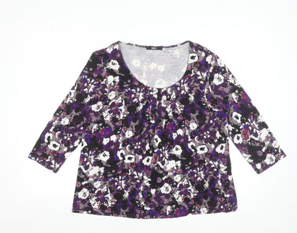 Womens UK Size 16 Marks and Spencer Multicoloured Tunic Blouse